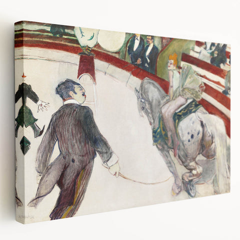 Equestrienne (At the Cirque Fernando)" Modern Wall Art - Captivating Contemporary Circus Decor