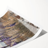 Rustic Lavender Field Wall Art - Vintage Farmhouse Nature Print