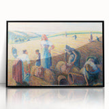 Impressionism Wall Art: The Gleaners by Camille Pissarro Print