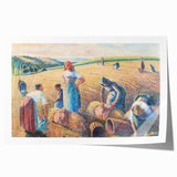 Impressionism Wall Art: The Gleaners by Camille Pissarro Print