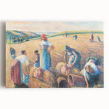 Impressionism Wall Art: The Gleaners by Camille Pissarro Print