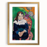 Modern Wall Art - Expressive Portrait with Vibrant Floral Details
