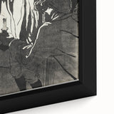 Impressionist Black-and-White Print - The Hanged Man by Toulouse-Lautrec