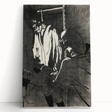 Impressionist Black-and-White Print - The Hanged Man by Toulouse-Lautrec