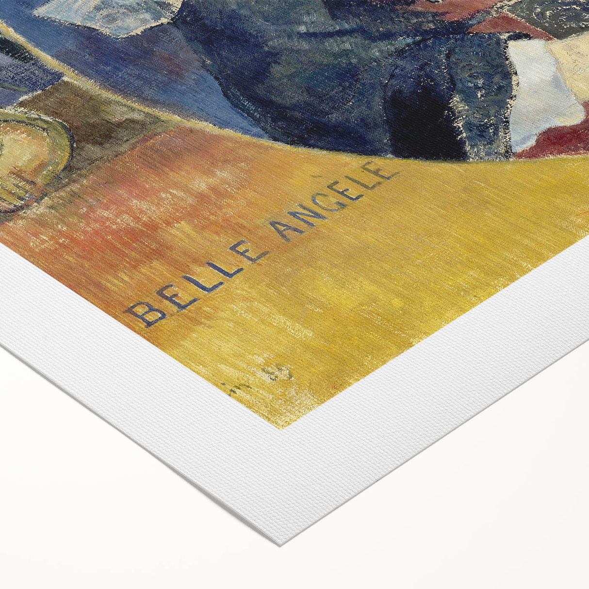 Modern Wall Art - Captivating Portrait with Elegant Floral Details