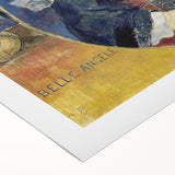 Modern Wall Art - Captivating Portrait with Elegant Floral Details