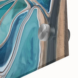 Aerial Water Patterns – Dynamic Abstract Landscape Motion Wall Art