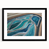 Aerial Water Patterns – Dynamic Abstract Landscape Motion Wall Art