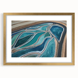 Aerial Water Patterns – Dynamic Abstract Landscape Motion Wall Art