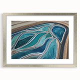 Aerial Water Patterns – Dynamic Abstract Landscape Motion Wall Art