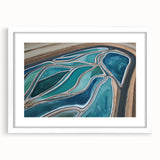 Aerial Water Patterns – Dynamic Abstract Landscape Motion Wall Art