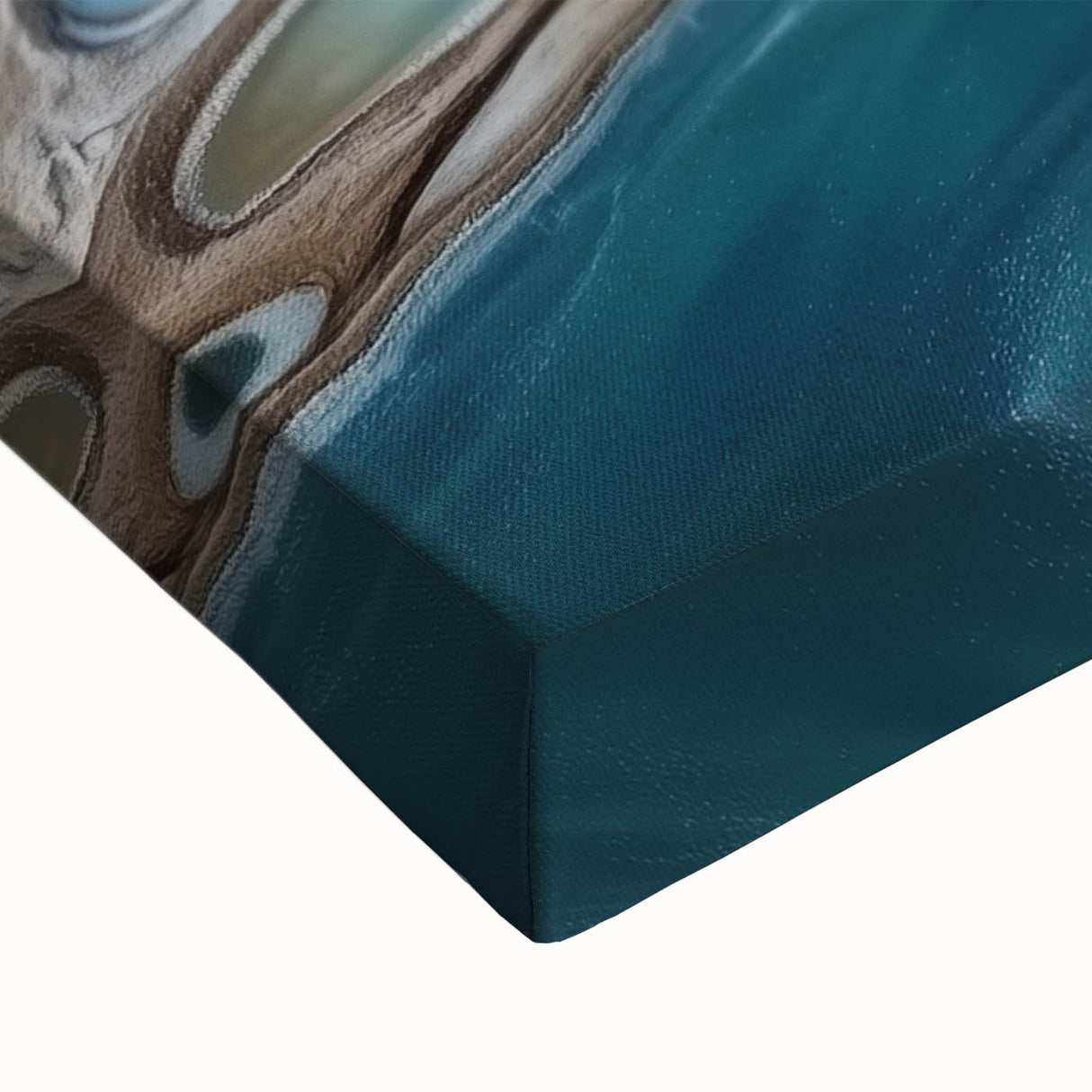 Aerial Water Patterns – Dynamic Abstract Landscape Motion Wall Art