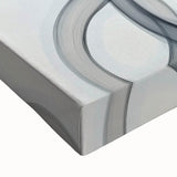 Black and White Abstract Bedroom Wall Art – Modern Canvas Print