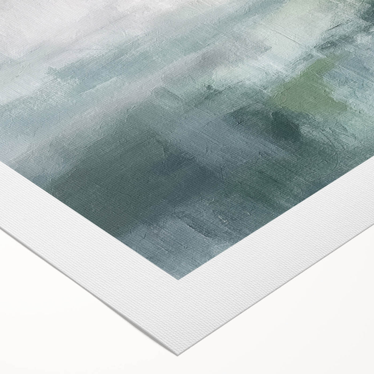 Abstract landscape wall art printed on rolled canvas, showcasing vibrant colors and dynamic shapes. Ideal for modern decor, enhancing any living space.