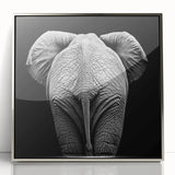 Framed acrylic wall art featuring a vibrant design of various animals against a silver background, perfect for home decor and nature enthusiasts. The piece showcases intricate details and vivid colors, making it a striking focal point in any room.