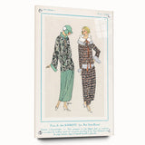 Vintage Art Deco Wall Art - Très Parisien Fashion Illustration 1923