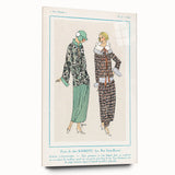 Vintage Art Deco Wall Art - Très Parisien Fashion Illustration 1923