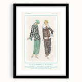 Vintage Art Deco Wall Art - Très Parisien Fashion Illustration 1923