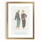 Vintage Art Deco Wall Art - Très Parisien Fashion Illustration 1923