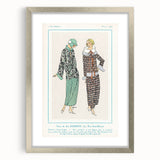 Vintage Art Deco Wall Art - Très Parisien Fashion Illustration 1923