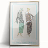 Vintage Art Deco Wall Art - Très Parisien Fashion Illustration 1923