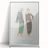 Vintage Art Deco Wall Art - Très Parisien Fashion Illustration 1923