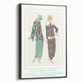 Vintage Art Deco Wall Art - Très Parisien Fashion Illustration 1923