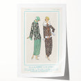 Vintage Art Deco Wall Art - Très Parisien Fashion Illustration 1923