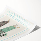 Vintage Art Deco Wall Art - Très Parisien Fashion Illustration 1923