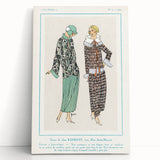 Vintage Art Deco Wall Art - Très Parisien Fashion Illustration 1923