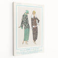 Vintage Art Deco Wall Art - Très Parisien Fashion Illustration 1923