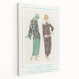 Vintage Art Deco Wall Art - Très Parisien Fashion Illustration 1923