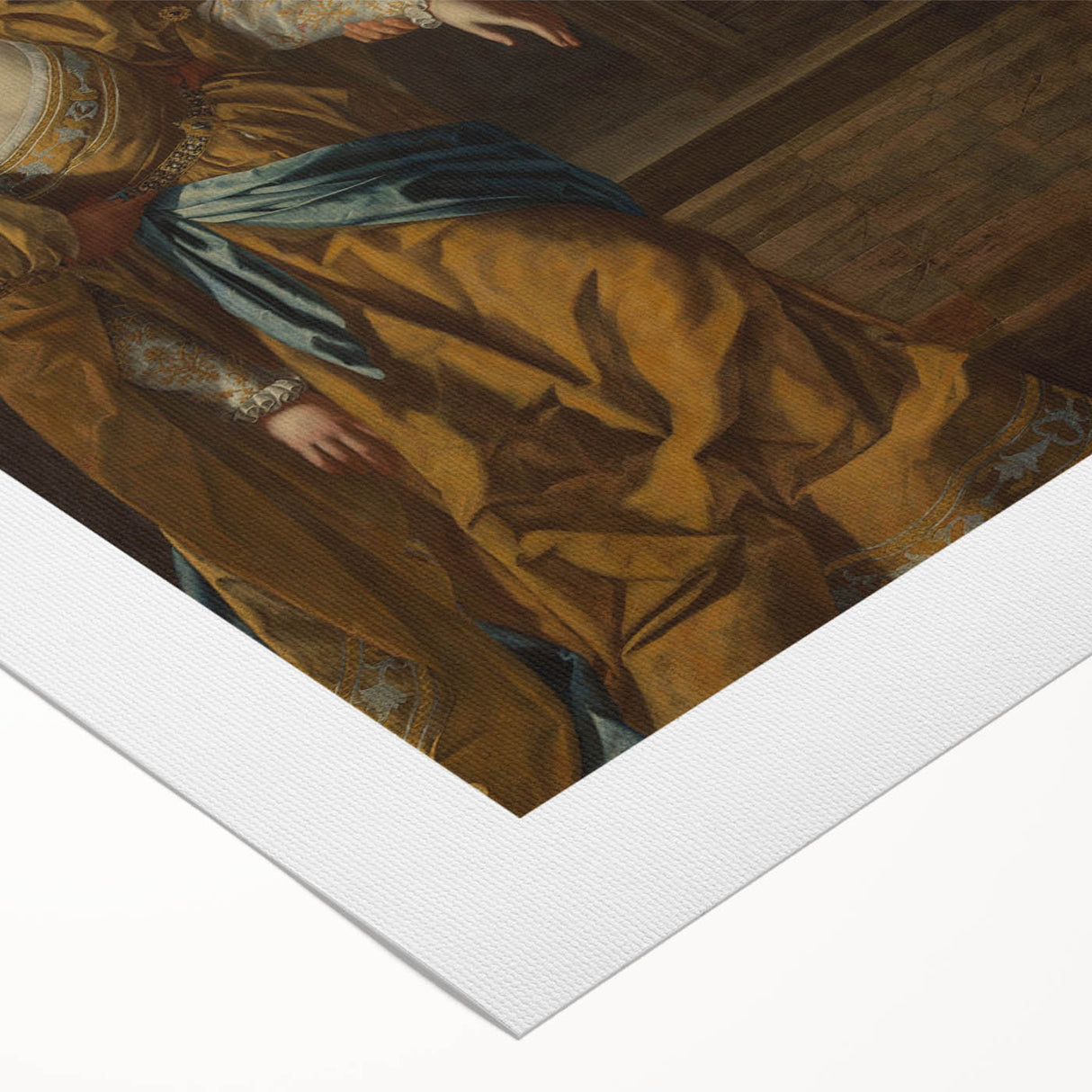 Classic Baroque Art Print - Dramatic Scene with Regal Elegance