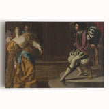 Classic Baroque Art Print - Dramatic Scene with Regal Elegance