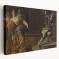 Classic Baroque Art Print - Dramatic Scene with Regal Elegance