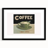 Extra large abstract art print with vibrant, colorful textures on canvas, framed in black, ideal for living room decor.