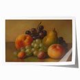 Extra large rolled print of vibrant multicolored fruits, ideal for art wall dining room decor.