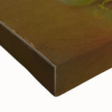 Large art of a close-up black and white photo of assorted fruits on stretched canvas, suited for bedroom wall decor.