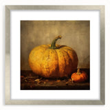 Halloween Art Prints - Rustic Pumpkin Painting for Fall Wall Decor