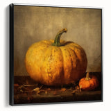 Halloween Art Prints - Rustic Pumpkin Painting for Fall Wall Decor
