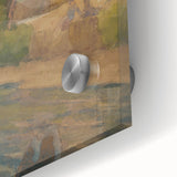 Lajos Csordák's By the Water - Rustic Impressionist Landscape Painting