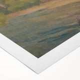 Lajos Csordák's By the Water - Rustic Impressionist Landscape Painting