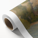 Lajos Csordák's By the Water - Rustic Impressionist Landscape Painting