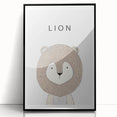 Lion Acrylic Nursery Art - Baby Room Wall Decor for Kids