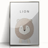 Lion Acrylic Nursery Art - Baby Room Wall Decor for Kids