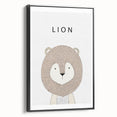 Lion Acrylic Nursery Art - Baby Room Wall Decor for Kids