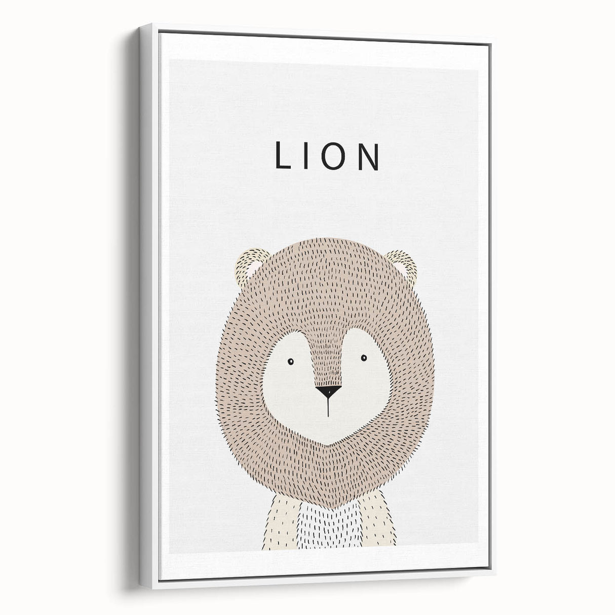 Lion Acrylic Nursery Art - Baby Room Wall Decor for Kids