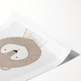 Lion Acrylic Nursery Art - Baby Room Wall Decor for Kids