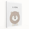 Lion Acrylic Nursery Art - Baby Room Wall Decor for Kids