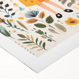 Personalized Children's Art Prints – Floral Girl Wall Decor